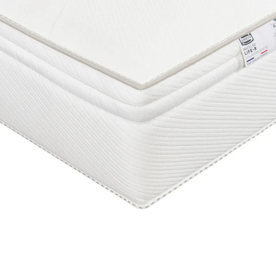 LIFE-R Matelas 100% ressorts, épaisseur 29cm, accueil équilibré