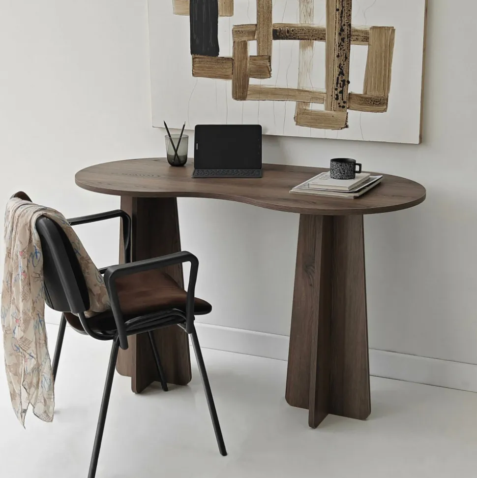 LINA Bureau en bois L120cm