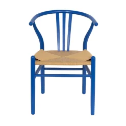 LIO Lot de 2 chaises en corde tressée et bois