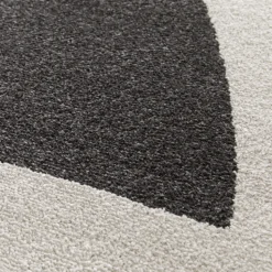 LÉO II Tapis contemporain à motif géométrique