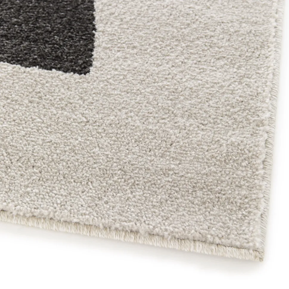 LÉO II Tapis contemporain à motif géométrique