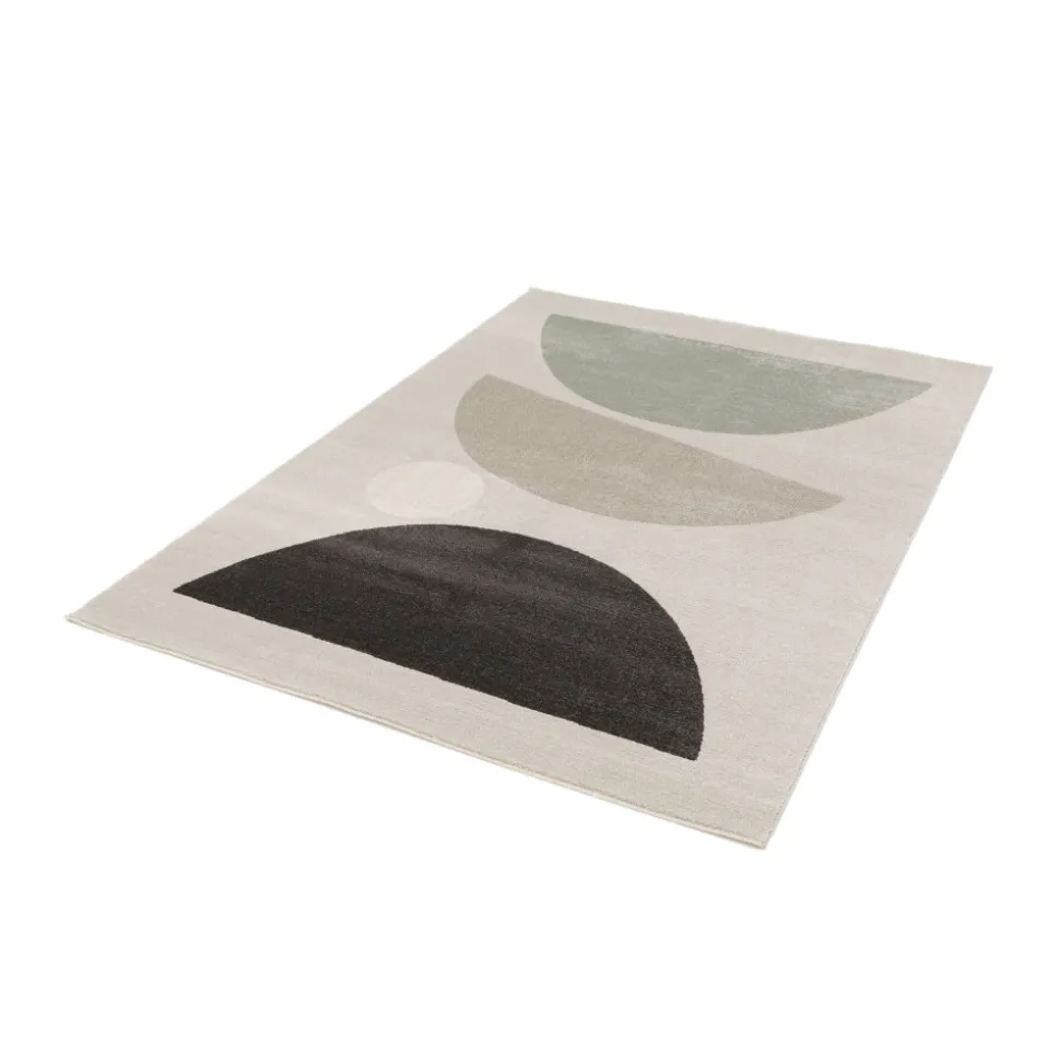 LÉO II Tapis contemporain à motif géométrique