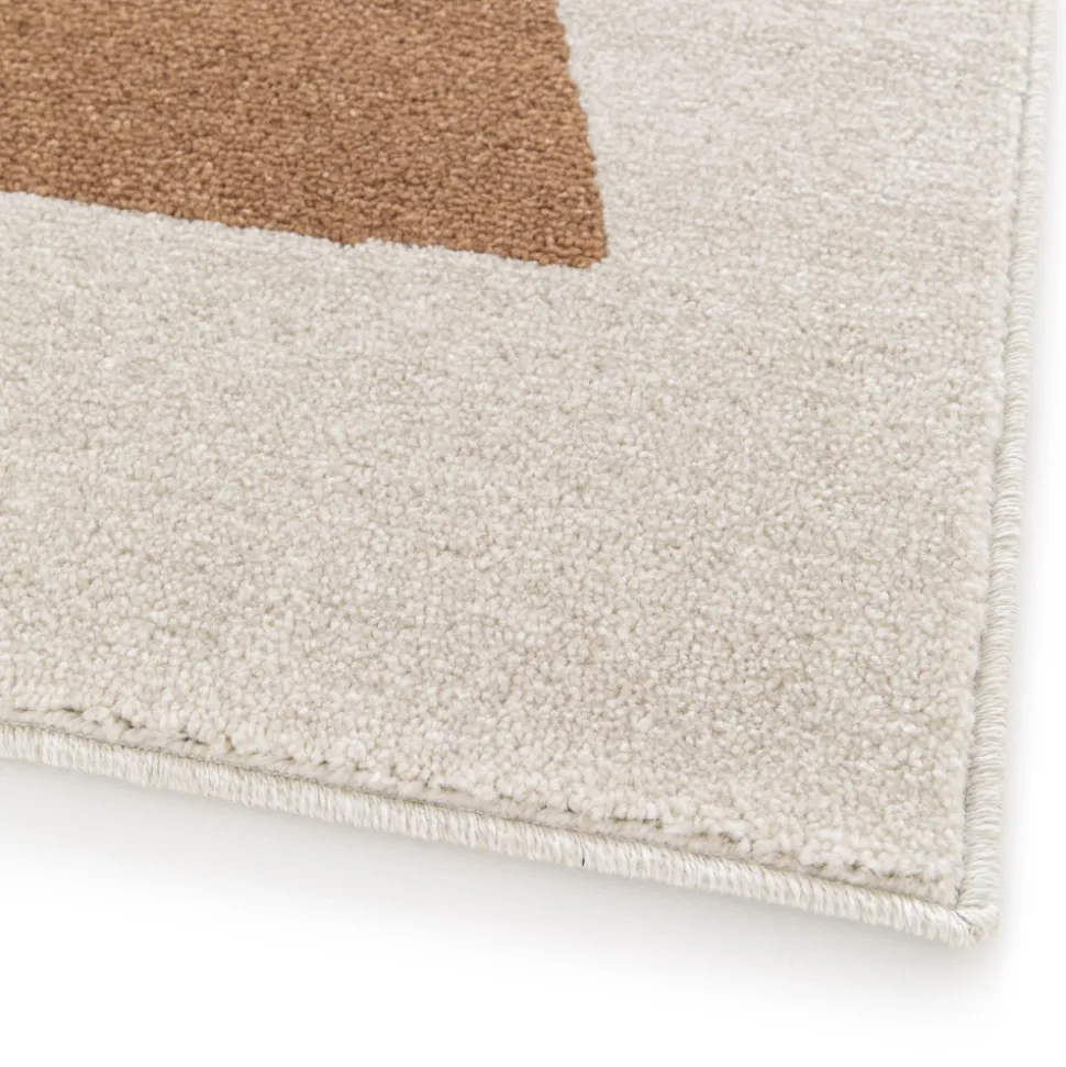 LÉO Tapis contemporain à motif géométrique