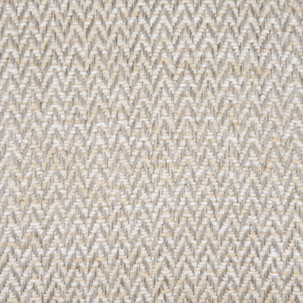 LONDON Fauteuil en tissu et pieds en bois naturel
