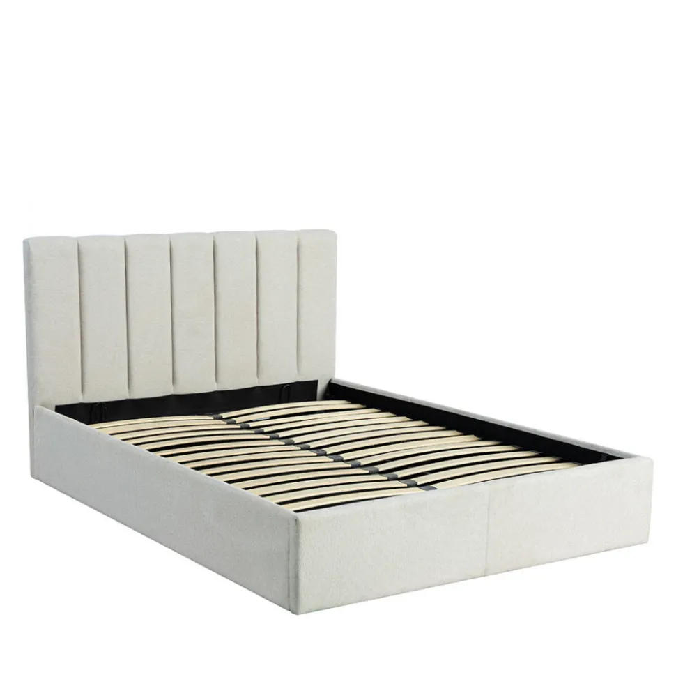 LOU Lit coffre en tissu 140x190cm