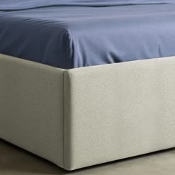 LOU Lit coffre en tissu 160x200cm