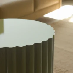 LOUISE Table d'appoint ronde en métal ø38,5cm