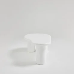 LUNA Table basse organique en fibre de ciment L120cm