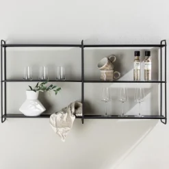 LYON Étagère murale en métal L122cm