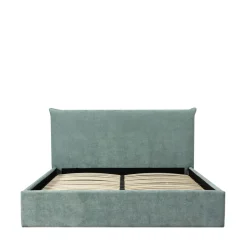 MAC BETH Lit coffre en tissu 160x200cm