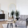 MADRID Miroir arc en aluminium 90x180cm