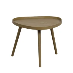 MAE Table basse de forme organique en bois 61x40cm