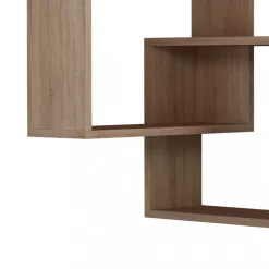 MALI Étagère d'angle murale en bois L68cm