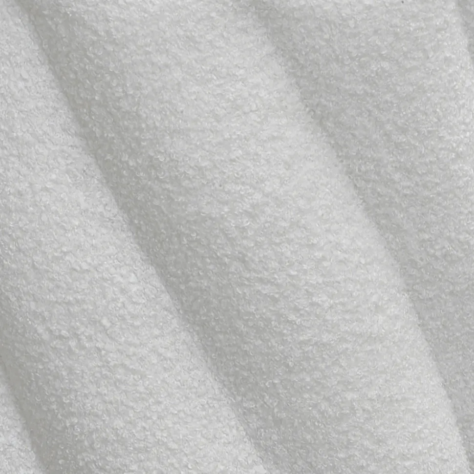 MALLOW Pouf rond en tissu bouclette ø37cm
