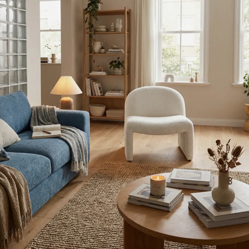 MALO Fauteuil lounge en tissu