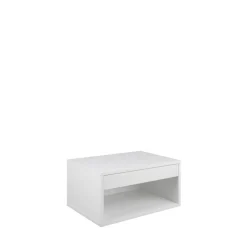MANO Table de chevet murale 1 niche, 1 tiroir en bois