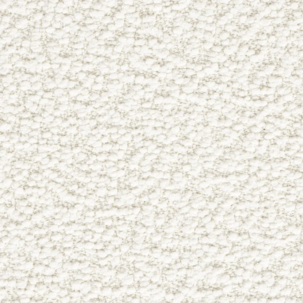 MARCOS Tabouret rond en tissu bouclette ø40cm
