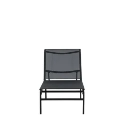 MASSIMO Chaise longue inclinable en aluminium