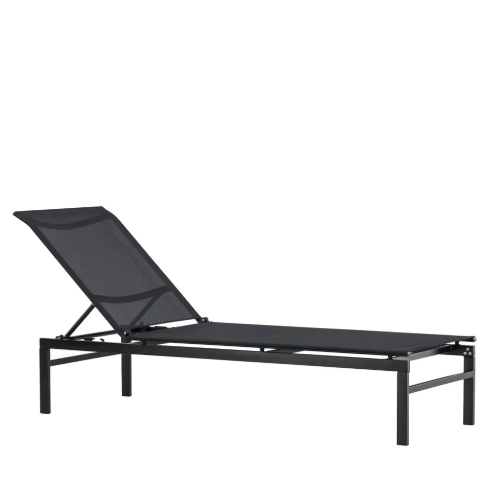 MASSIMO Chaise longue inclinable en aluminium