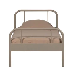 MATA Lit simple pour enfant en métal 90x200cm