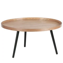 MESA Table d'appoint ronde bois ø78cm