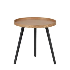 MESA Table d'appoint ronde en bois ø45cm
