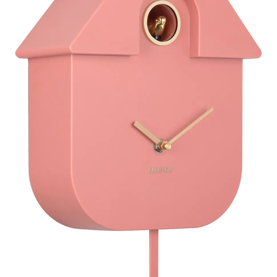 MODERN CUCKOO ORO Horloge murale en métal avec coucou