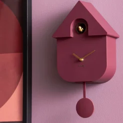 MODERN CUCKOO ORO Horloge murale en métal avec coucou