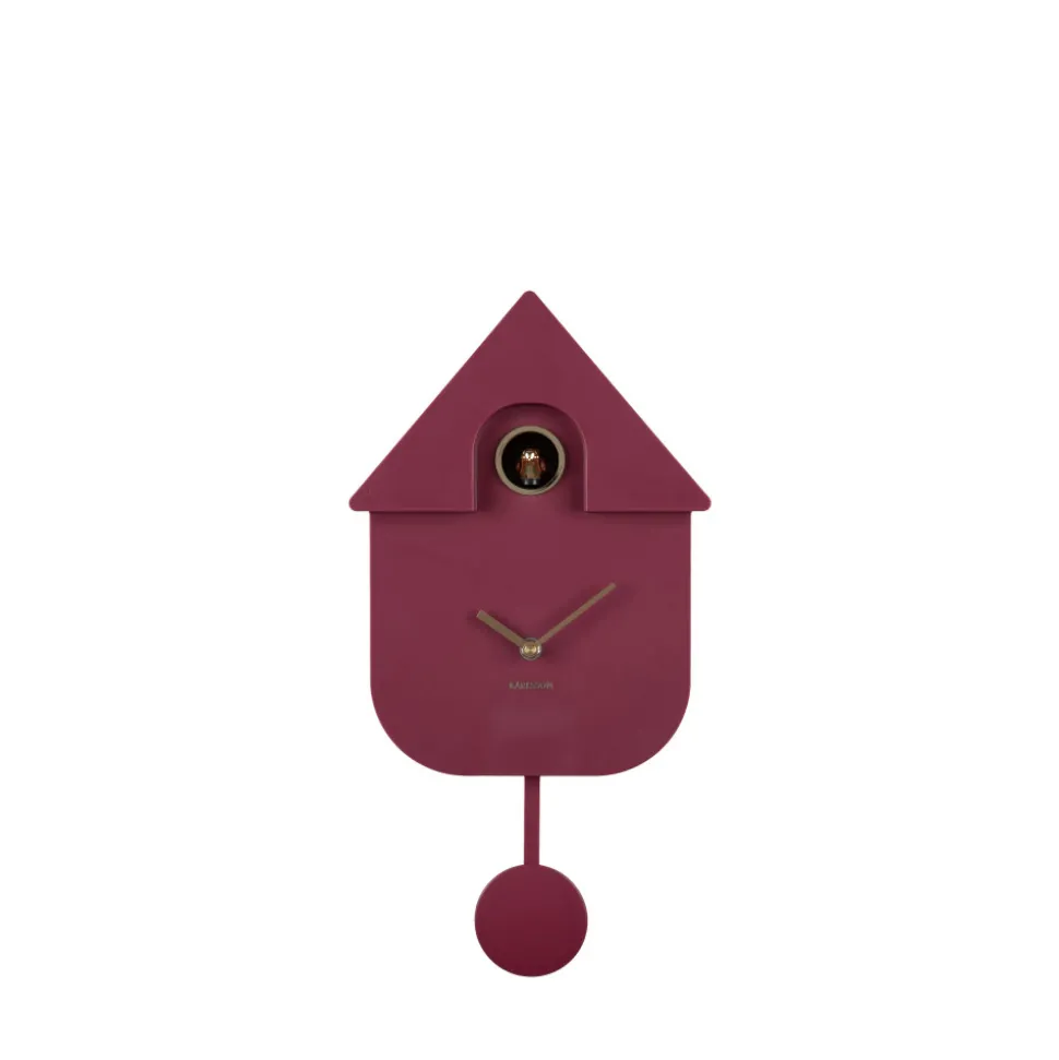 MODERN CUCKOO ORO Horloge murale en métal avec coucou