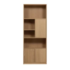 MODULAIR Bibliothèque 3 portes en bois H199cm