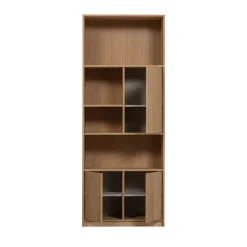MODULAIR Bibliothèque 3 portes en bois H199cm