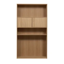 MODULAIR Bibliothèque 2 portes en bois H199cm
