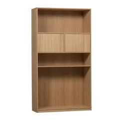 MODULAIR Bibliothèque 2 portes en bois H199cm