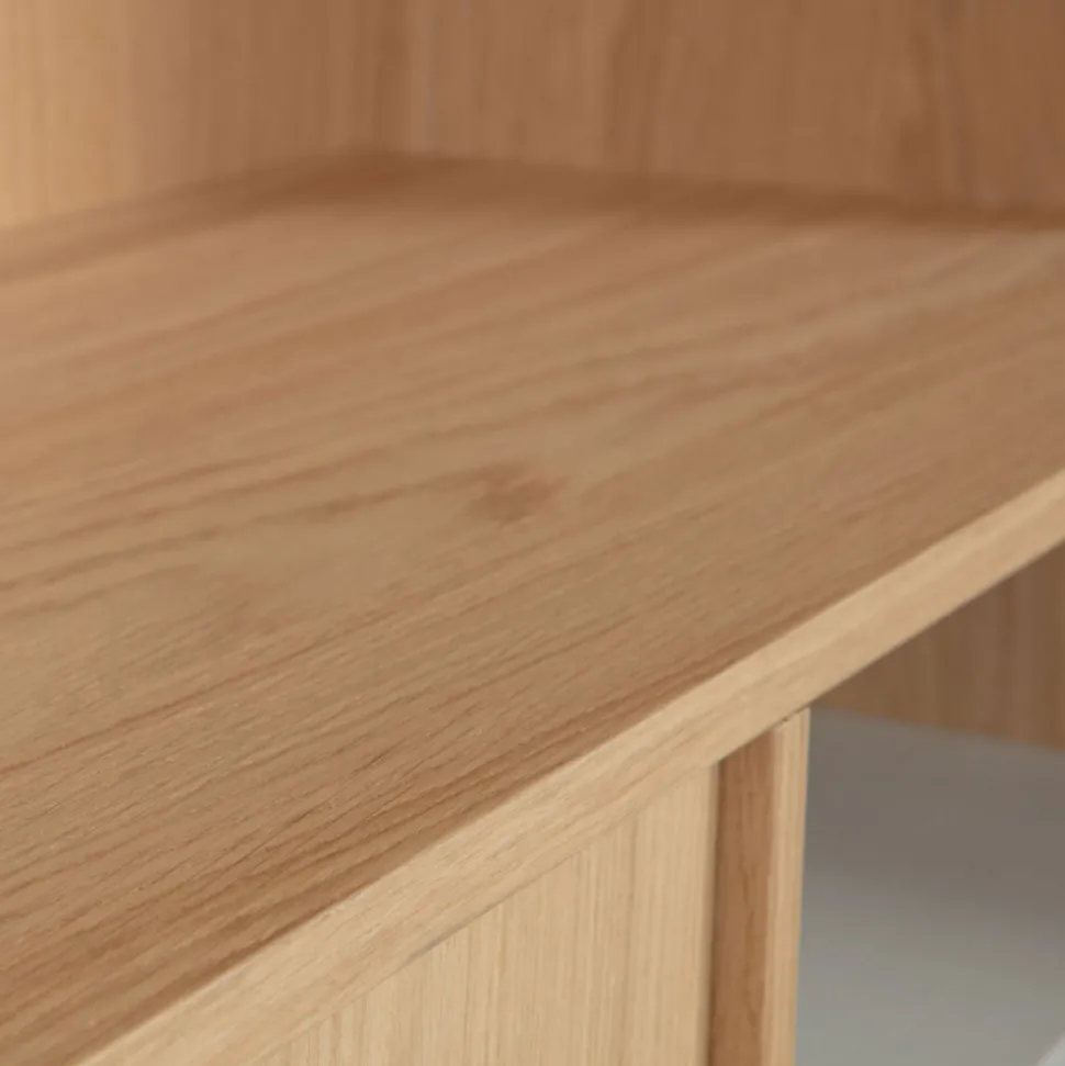 MODULAIR Bibliothèque 2 portes en bois H199cm
