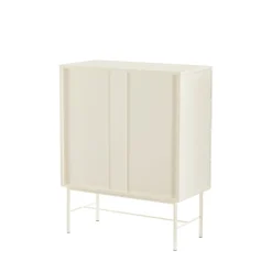 MOLLY Commode 4 tiroirs en bois et métal L79cm
