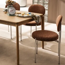 MONA Table à manger extensible 6 à 10 personnes en bois 160-205x90cm