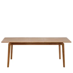 MONA Table à manger extensible 6 à 10 personnes en bois 160-205x90cm