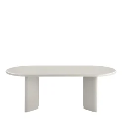 NAGANO Table à manger 10 personnes ovale en bois