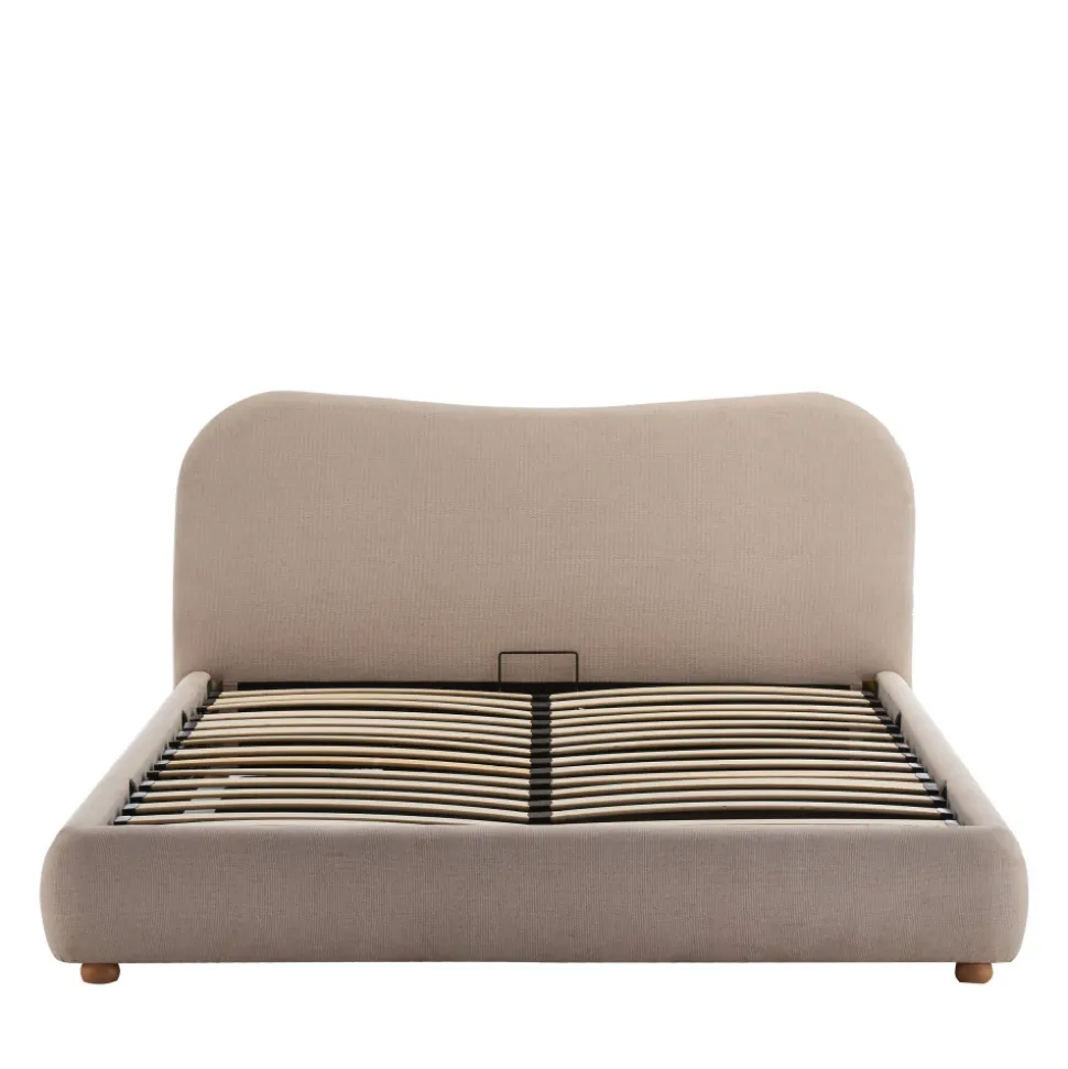 NAPO Lit coffre en tissu 140x190cm