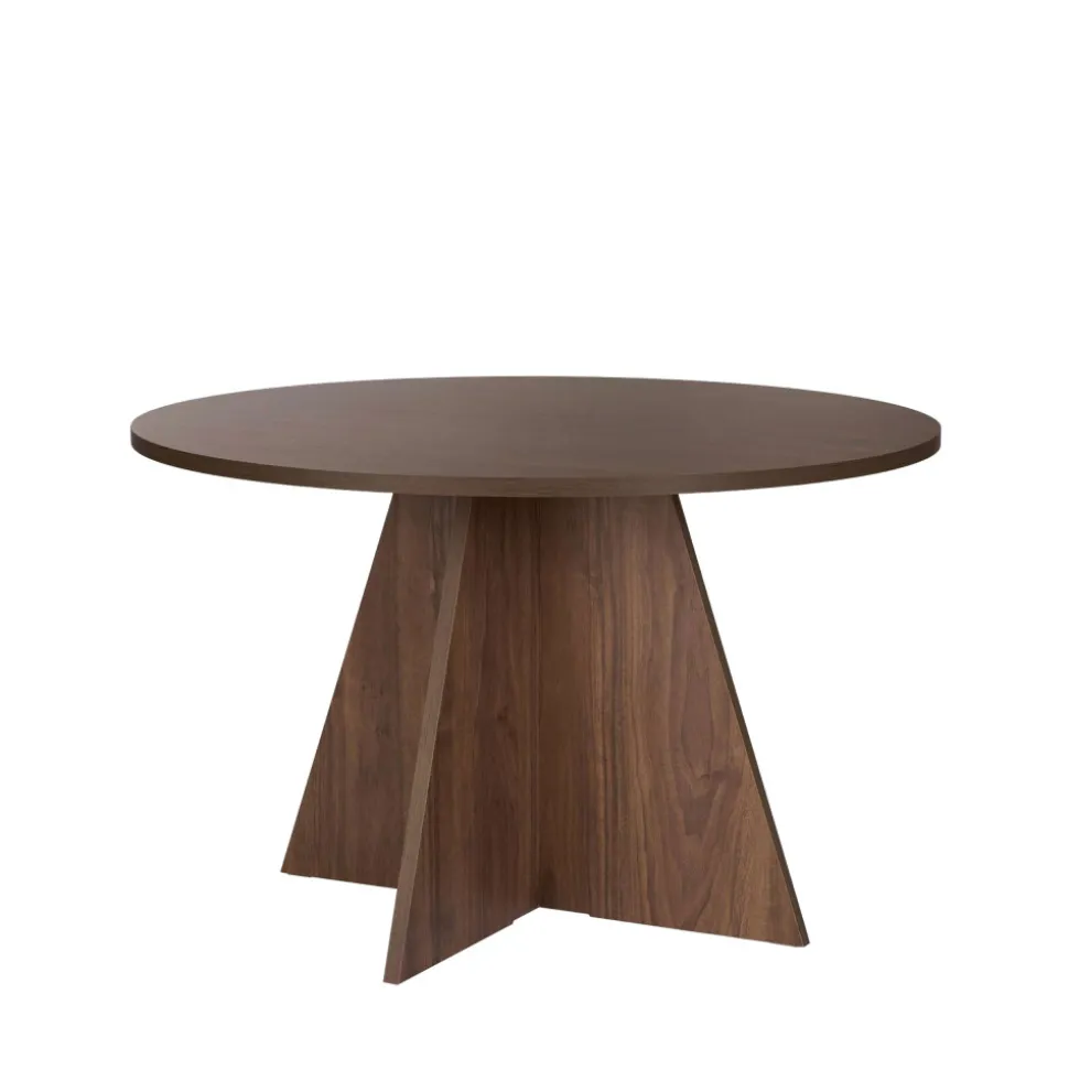 NARO Table à manger 4 personnes ronde en bois
