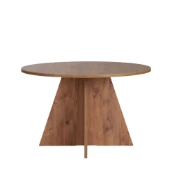 NARO Table à manger 4 personnes ronde en bois