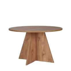 NARO Table à manger 4 personnes ronde en bois