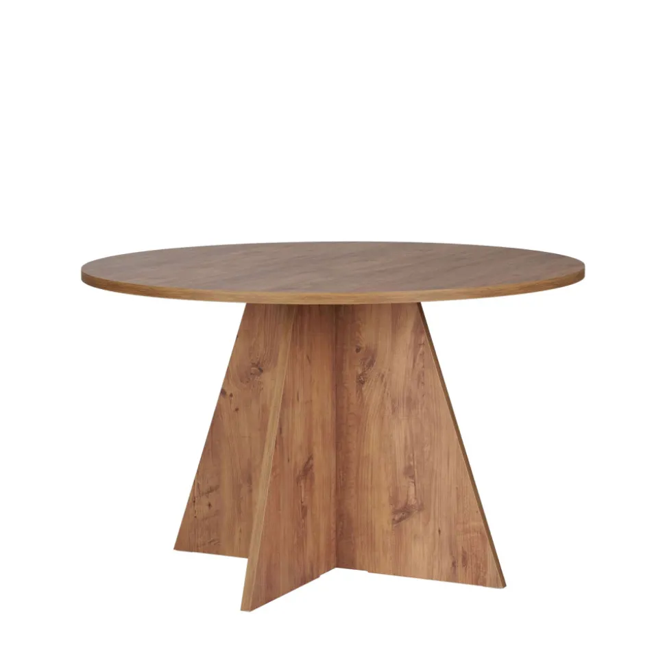 NARO Table à manger 4 personnes ronde en bois