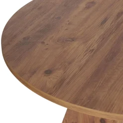 NARO Table à manger 4 personnes ronde en bois