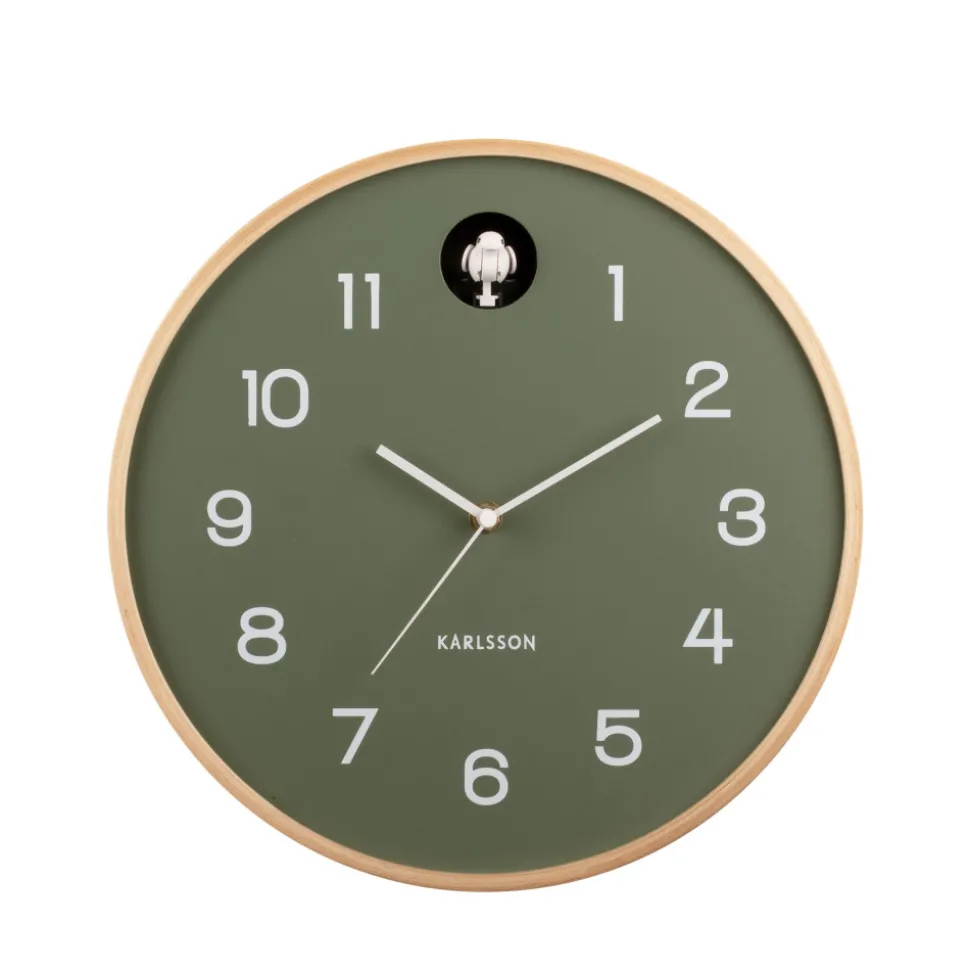 NATURAL CUCKOO Horloge murale ronde ø31,5cm