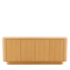 NAVAN Buffet 4 portes en bois L180cm