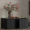 NEW GRAVURE Banc d'entrée avec rangement en bois L88cm
