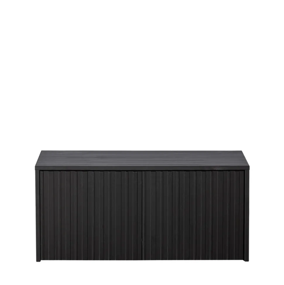 NEW GRAVURE Banc d'entrée avec rangement en bois L88cm