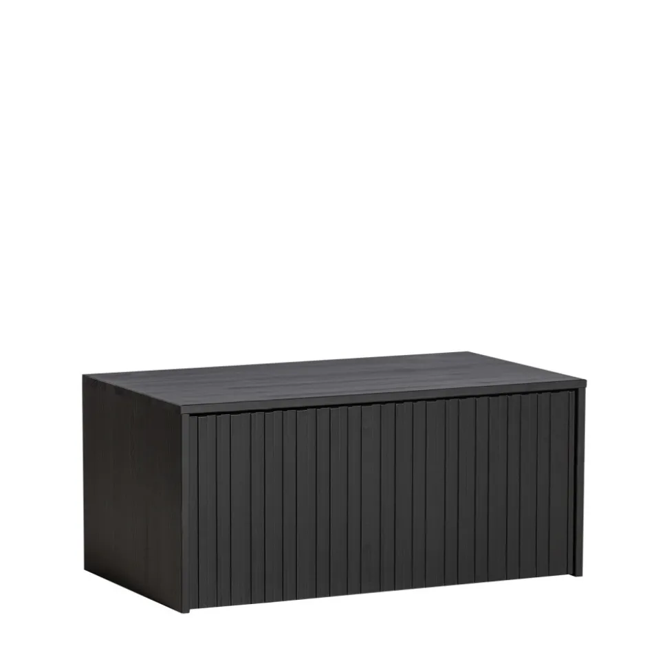 NEW GRAVURE Banc d'entrée avec rangement en bois L88cm