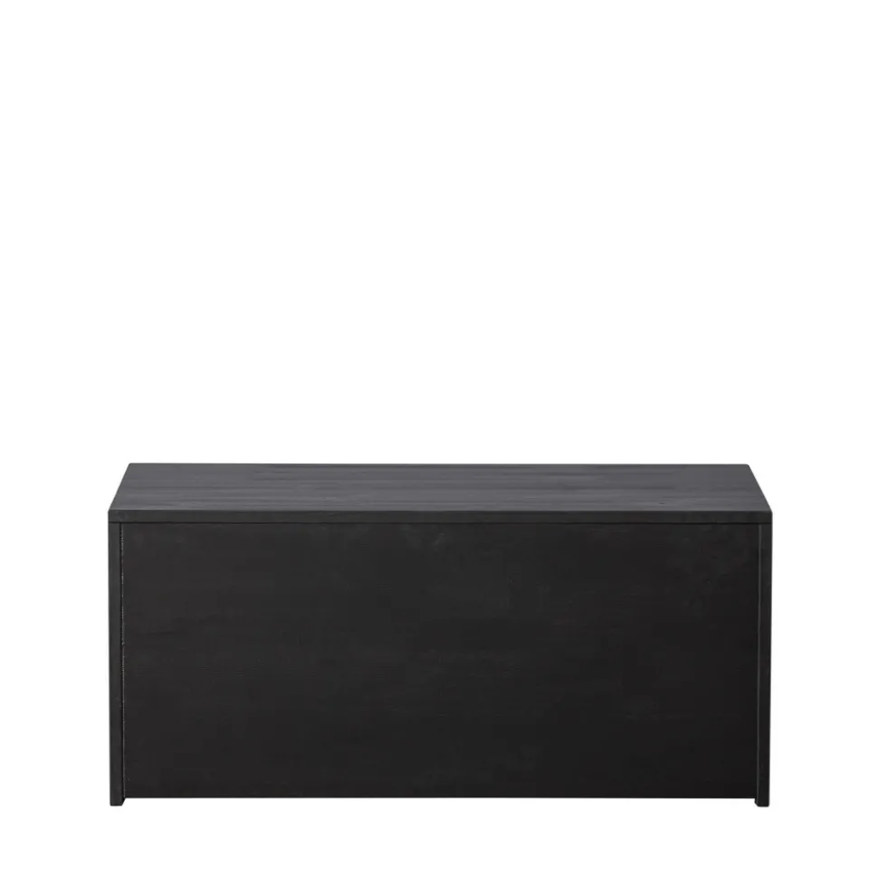 NEW GRAVURE Banc d'entrée avec rangement en bois L88cm
